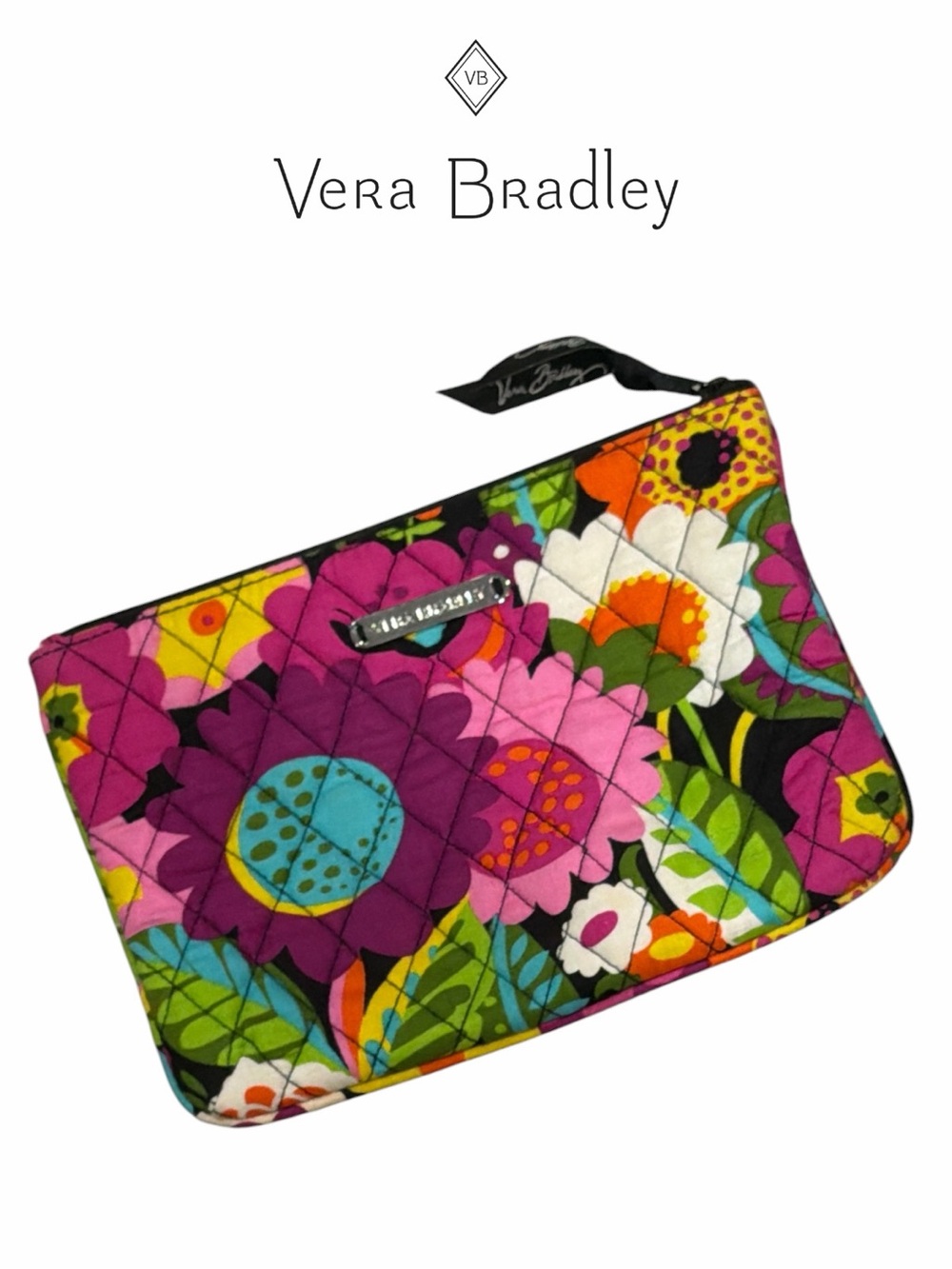 Vera Bradley Va‎ Va Bloom Pattern Cosmetic Bag